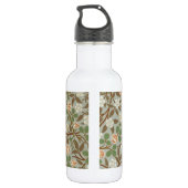William Morris Clover Botanische Blume Trinkflasche (Rückseite)