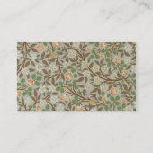 William Morris Clover Botanische Blume Visitenkarte (Rückseite)