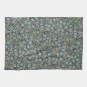 William Morris Clover Floral Blume Green Pink Geschirrtuch (Horizontal)