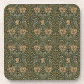 William Morris: Coaster für grüne Honeysuckle-Getr Getränkeuntersetzer (Vorderseite)