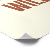 William Morris Collected Art Pattern Collage Poster (Ecke)