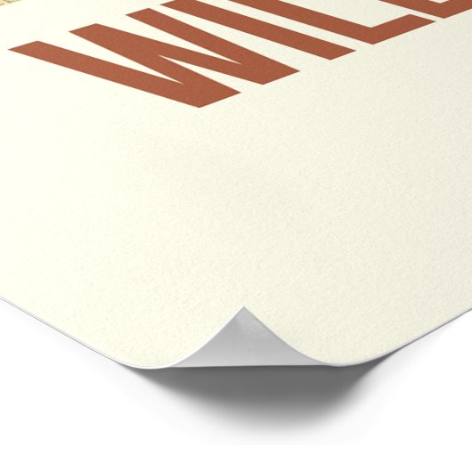 William Morris Collected Art Pattern Collage Poster (Ecke)