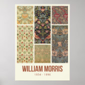 William Morris Collected Art Pattern Collage Poster (Vorne)