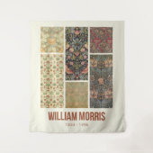 William Morris Collected Art Pattern Collage Wandteppich (Vorderseite)