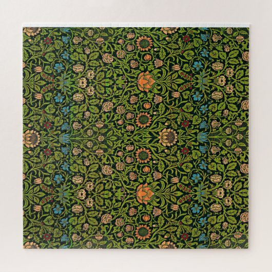 William Morris - Columbine, dark green, Case-Mate Puzzle (Horizontal)