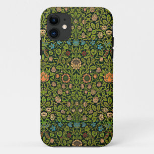 William Morris - Columbine, dunkelgrün, Case-Mate iPhone Hülle
