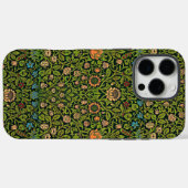 William Morris - Columbine, dunkelgrün, Case-Mate iPhone Hülle (Rückseite (Horizontal))