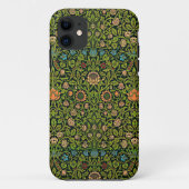 William Morris - Columbine, dunkelgrün, Case-Mate iPhone Hülle (Rückseite)