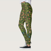 William Morris - Columbine, dunkelgrün, Case-Mate Leggings (Links)