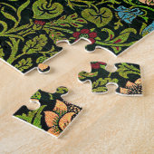 William Morris - Columbine, dunkelgrün, Case-Mate Puzzle (Seite)
