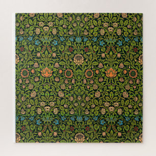 William Morris - Columbine, dunkelgrün, Case-Mate Puzzle