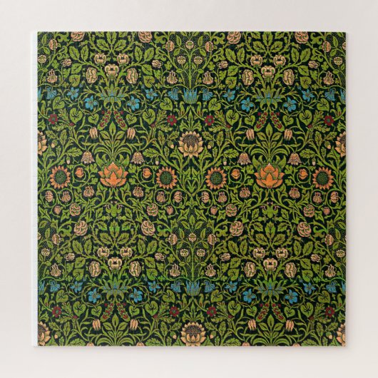 William Morris - Columbine, dunkelgrün, Case-Mate Puzzle (Vertikal)