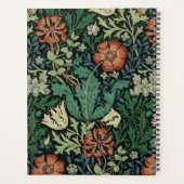 William Morris Compton Floral Art New Pattern Planer (Rückseite)