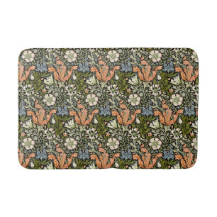 William Morris Compton Floral Art Nouveau Muster Badematte