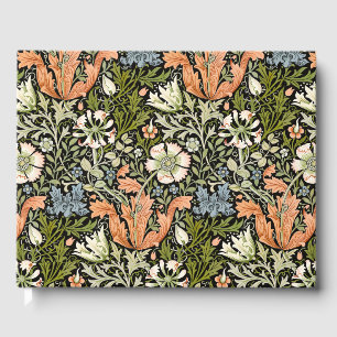 William Morris Compton Floral Art Nouveau Muster Gästebuch
