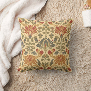 William Morris Compton Floral Art Nouveau Muster Kissen