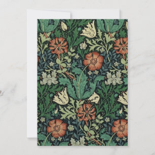 William Morris Compton Floral Art Nouveau Pattern