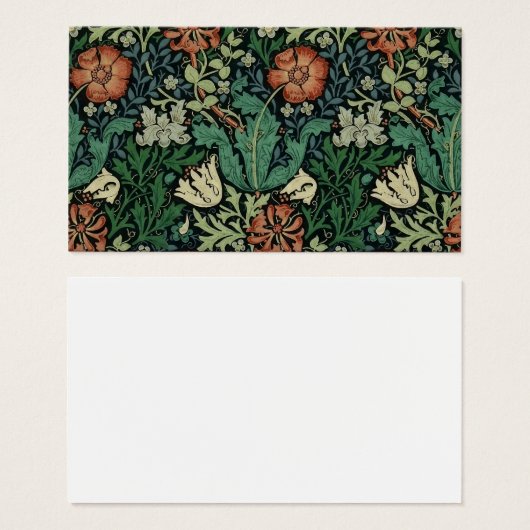 William Morris Compton Floral Art Nouveau Pattern (Vorne & Hinten)
