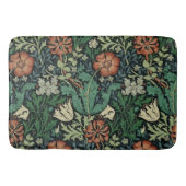 William Morris Compton Floral Art Nouveau Pattern Badematte (Vorderseite)