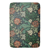 William Morris Compton Floral Art Nouveau Pattern Badematte (Vorderseite Vertikal)