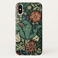 William Morris Compton Floral Art Nouveau Pattern