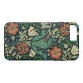 William Morris Compton Floral Art Nouveau Pattern Case-Mate iPhone Hülle (Rückseite (Horizontal))
