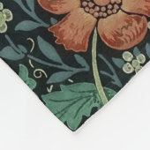 William Morris Compton Floral Art Nouveau Pattern Fleecedecke (Ecke)
