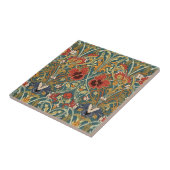 William Morris Compton Floral Art Nouveau Pattern Fliese (Seite)