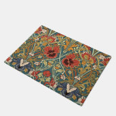 William Morris Compton Floral Art Nouveau Pattern Fußmatte (Schrägansicht)