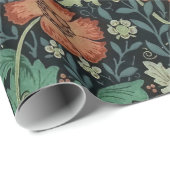 William Morris Compton Floral Art Nouveau Pattern Geschenkpapier (Rolleneckpunkt)
