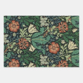 William Morris Compton Floral Art Nouveau Pattern Geschenkpapier Set (Vorderseite 3)