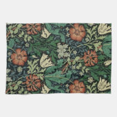 William Morris Compton Floral Art Nouveau Pattern Geschirrtuch (Horizontal)