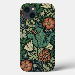 William Morris Compton Floral Art Nouveau Pattern iPhone 13 Hülle