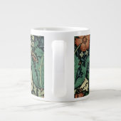 William Morris Compton Floral Art Nouveau Pattern Jumbo-Tasse (Rückseite)