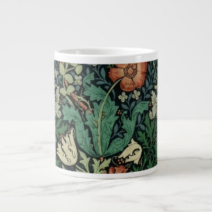 William Morris Compton Floral Art Nouveau Pattern Jumbo-Tasse