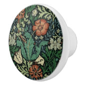 William Morris Compton Floral Art Nouveau Pattern Keramikknauf (Rechts)