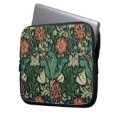 William Morris Compton Floral Art Nouveau Pattern Laptopschutzhülle (Vorderseite Links)