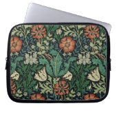 William Morris Compton Floral Art Nouveau Pattern Laptopschutzhülle (Vorderseite)