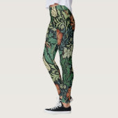 William Morris Compton Floral Art Nouveau Pattern Leggings (Links)