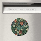 William Morris Compton Floral Art Nouveau Pattern Magnet (In Situ (Geschirrspüler))