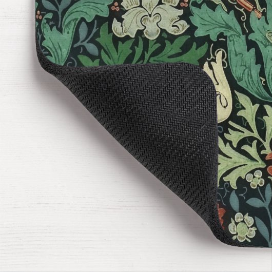William Morris Compton Floral Art Nouveau Pattern Mousepad (Ecke)