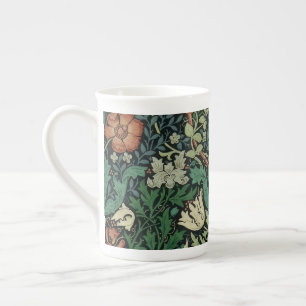William Morris Compton Floral Art Nouveau Pattern Porzellantasse