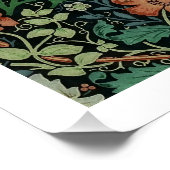 William Morris Compton Floral Art Nouveau Pattern Poster (Ecke)