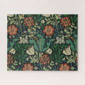 William Morris Compton Floral Art Nouveau Pattern Puzzle (Horizontal)