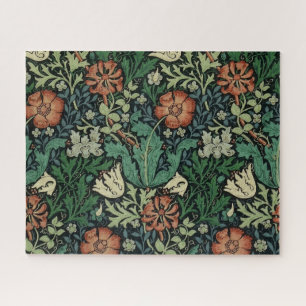 William Morris Compton Floral Art Nouveau Pattern Puzzle