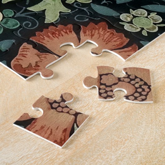 William Morris Compton Floral Art Nouveau Pattern Puzzle (Seite)