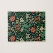 William Morris Compton Floral Art Nouveau Pattern Puzzle (Horizontal)