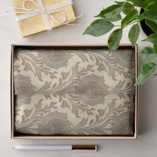William Morris Compton Floral Art Nouveau Pattern Seidenpapier (Geschenk)