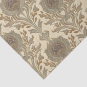 William Morris Compton Floral Art Nouveau Pattern Seidenpapier (Detail)