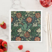 William Morris Compton Floral Art Nouveau Pattern Serviette (Beispiel)